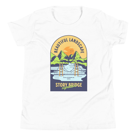 [ID: 307-G172] Beautiful Landscape - Outdoor Youth Staple Tee