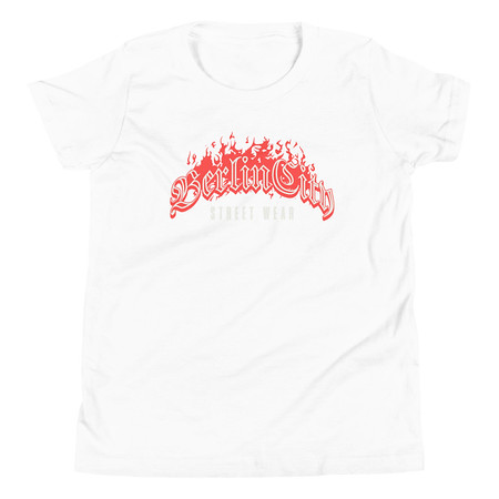 [ID: 307-G183] Berlin City Streetwear - Fire Youth Staple Tee