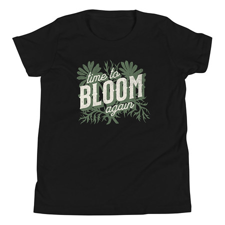[ID: 307-G239] Bloom Again Youth Staple Tee