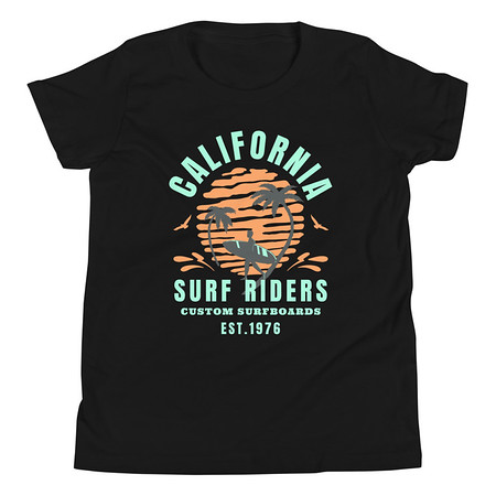 [ID: 307-G317] California Surf Riders - Beach Youth Staple Tee