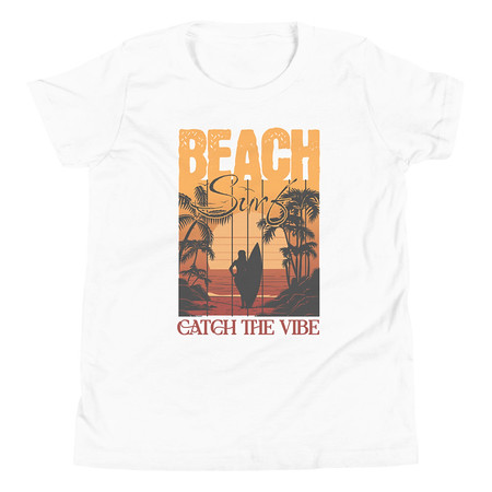 [ID: 307-G342] Catch the Vibe Youth Staple Tee