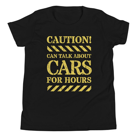 [ID: 307-G351] Caution Signs - Yellow Traffic Sign Youth Staple Tee