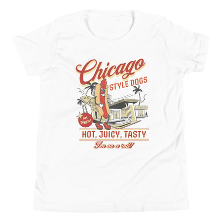 [ID: 307-G364] Chicago Style Hot Dogs Youth Staple Tee