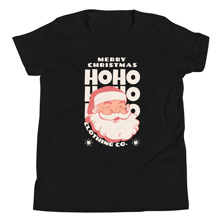 [ID: 307-G374] Christmas Season - Santa Claus Youth Staple Tee