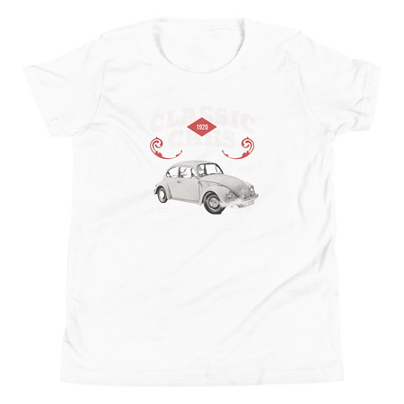 [ID: 307-G382] Classic Cars Youth Staple Tee