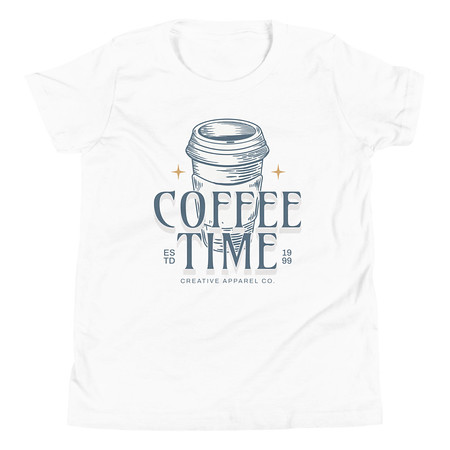 [ID: 307-G404] Coffee Time Youth Staple Tee