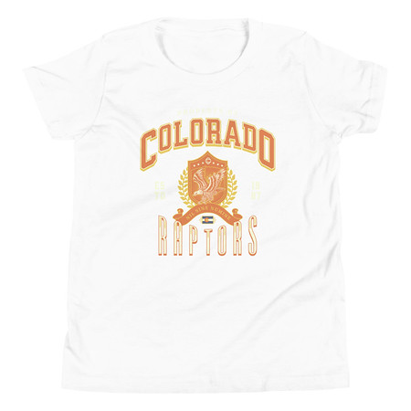 [ID: 307-G407] Colorado Raptors - Rugby Sports Team Youth Staple Tee