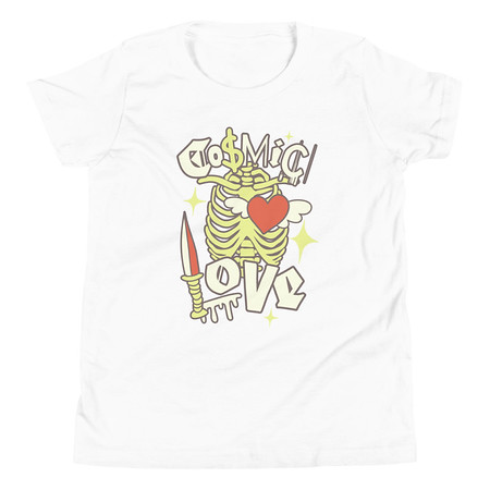 [ID: 307-G423] Cosmic Love (2) Youth Staple Tee