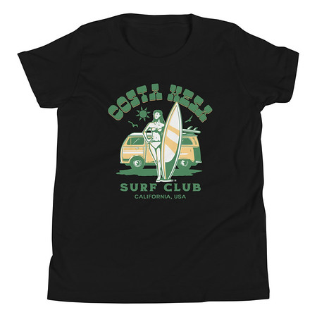 [ID: 307-G425] Costa Mesa Surf Club - Campervan Youth Staple Tee