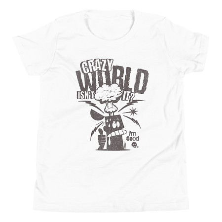 [ID: 307-G430] Crazy World Youth Staple Tee