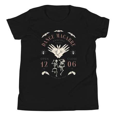 [ID: 307-G465] Dance Macabre - Dancing School Youth Staple Tee