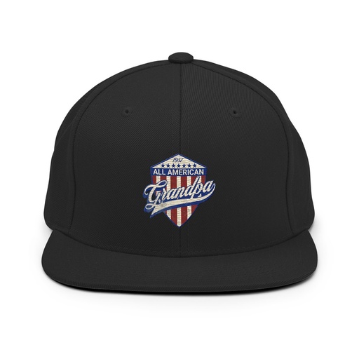 [ID: 99-G41] all american grandpa Classic Snapback