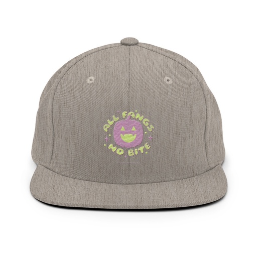 [ID: 99-G44] All Fangs No Bite - Halloween Classic Snapback