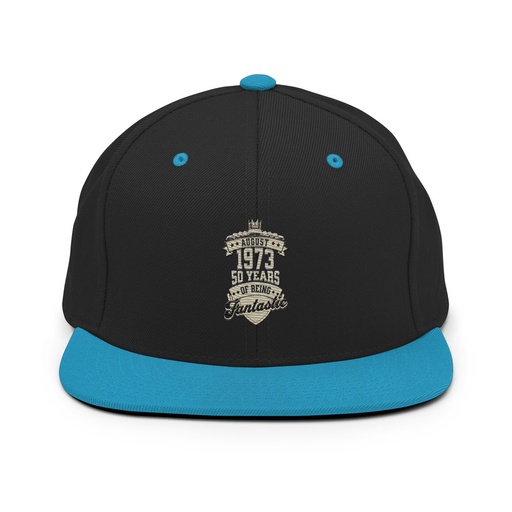 [ID: 99-G114] August 1973 - 50 Years Of Being Fantastic Classic Snapback