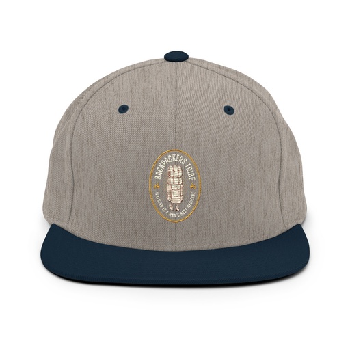 [ID: 99-G125] Backpackers Tribe - Adventure Badge Classic Snapback