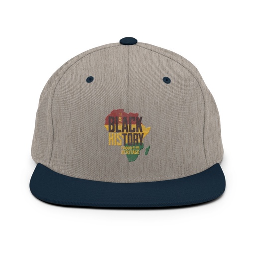 [ID: 99-G217] Black History - Heritage Map Classic Snapback