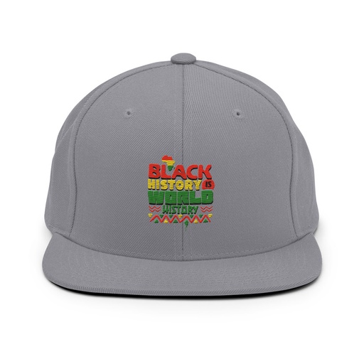 [ID: 99-G219] Black History is World History - Heritage Awareness Classic Snapback