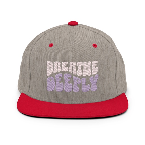[ID: 99-G283] Breathe Deeply Classic Snapback