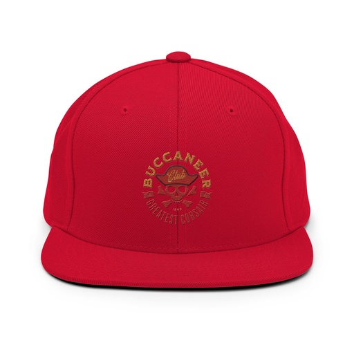 [ID: 99-G293] Buccaneer Club - Pirate Skull Classic Snapback