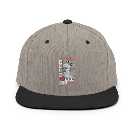 [ID: 99-G298] Burn Out - Futuristic 3D Head Classic Snapback