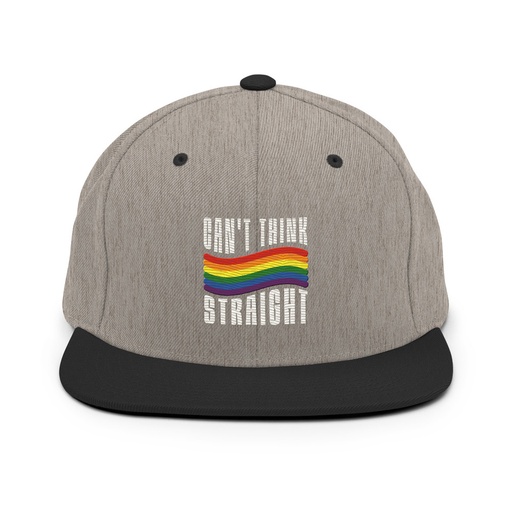 [ID: 99-G329] Can't Think Straight Classic Snapback