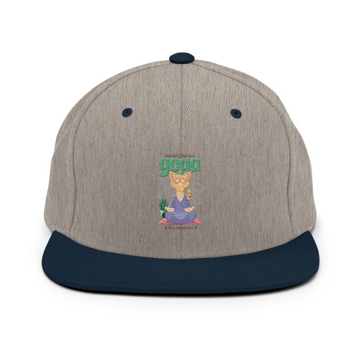[ID: 99-G339] Cat Yoga - Cute Meditation Classic Snapback