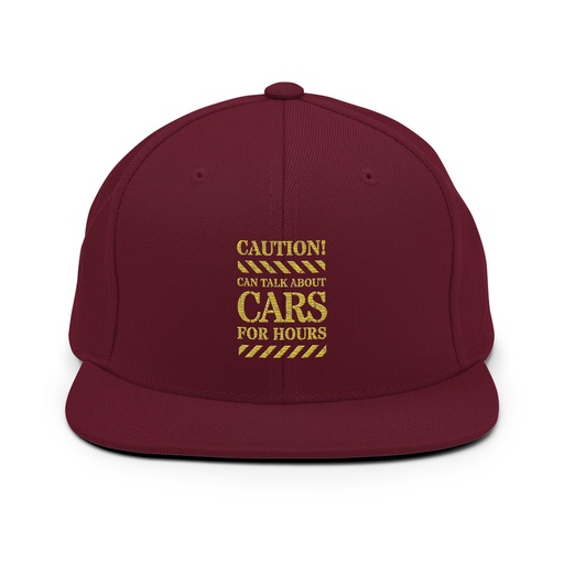 [ID: 99-G351] Caution Signs - Yellow Traffic Sign Classic Snapback