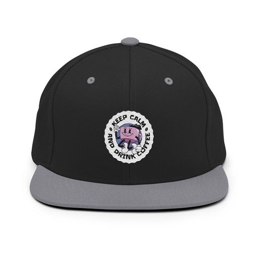 [ID: 99-G409] Colorful Fun Retro Style Coffee Quote Classic Snapback