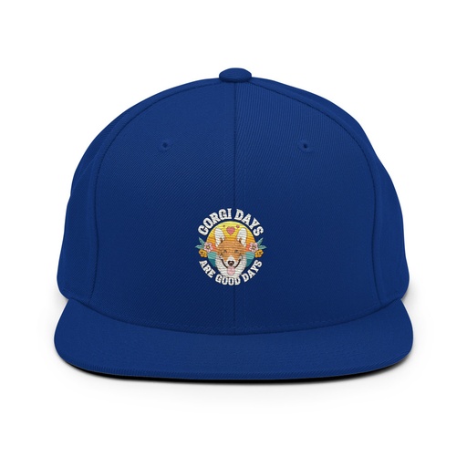 [ID: 99-G420] Corgi Days - Funny Animal Classic Snapback