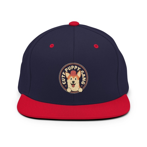 [ID: 99-G453] Cute Puppy Gang - Corgi Classic Snapback