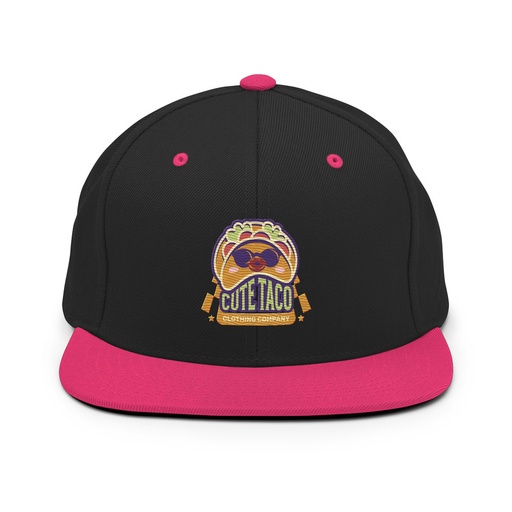 [ID: 99-G454] Cute Taco - Colorful Mexican Tortilla Classic Snapback