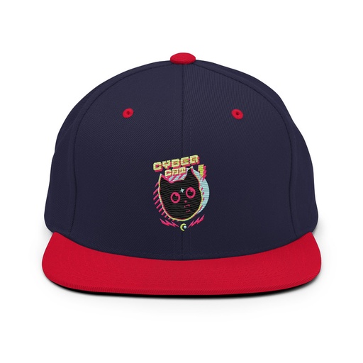 [ID: 99-G456] Cyber Cat - Neon Color Classic Snapback