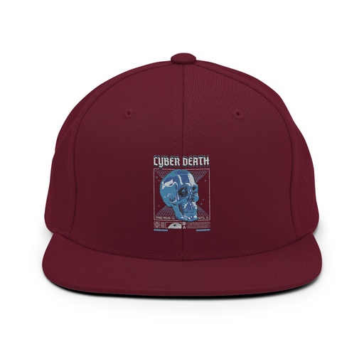 [ID: 99-G457] Cyber Death - Skull Classic Snapback