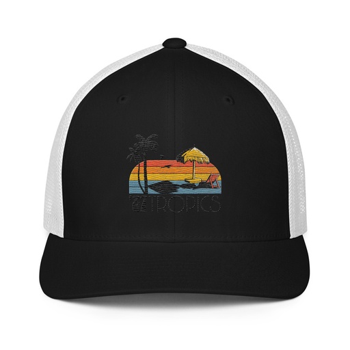[ID: 596-G2] '87 Tropics Closed-Back Trucker Cap