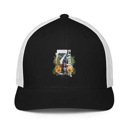 [ID: 596-G12] 7 Chakra Closed-Back Trucker Cap
