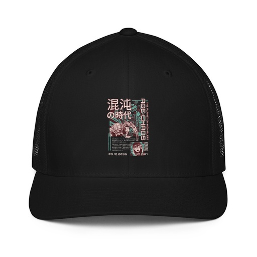 [ID: 596-G34] Age of Chaos - Japanese Anime Closed-Back Trucker Cap