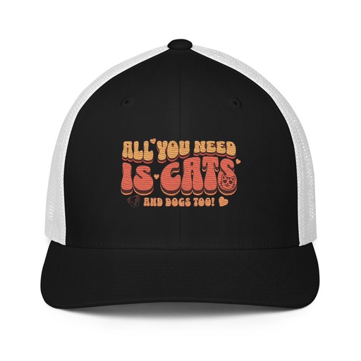 [ID: 596-G52] All You Need Closed-Back Trucker Cap