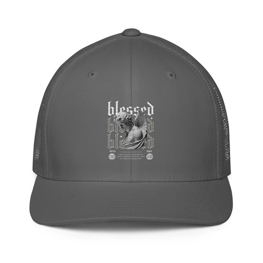 [ID: 596-G81] Angel Closed-Back Trucker Cap