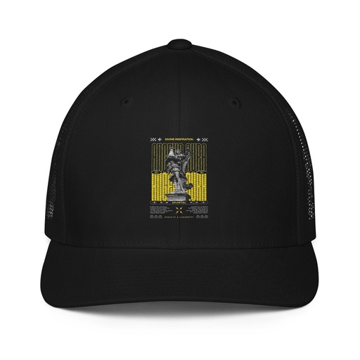 [ID: 596-G82] Angelic Aura Streetwear Closed-Back Trucker Cap