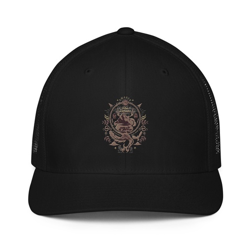 [ID: 596-G119] Awaken The Senses - Coffee Beans Closed-Back Trucker Cap