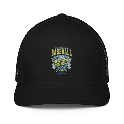 [ID: 596-G141] Baseball Conference Championships - Athlectic Badge Closed-Back Trucker Cap