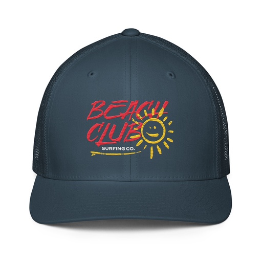 [ID: 596-G165] Beach Club Closed-Back Trucker Cap
