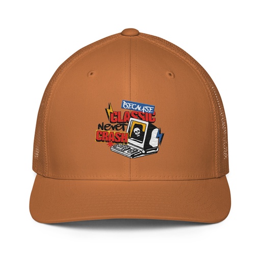 [ID: 596-G175] Because Classic Never Crash Closed-Back Trucker Cap