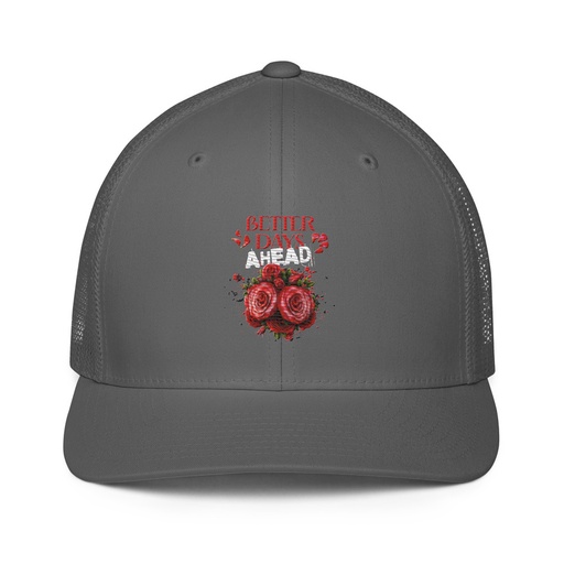[ID: 596-G193] Better Days Ahead Closed-Back Trucker Cap