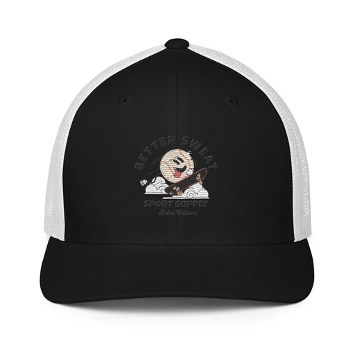 [ID: 596-G195] Better Sweat Sport Supply Closed-Back Trucker Cap