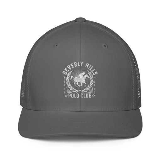 [ID: 596-G196] BEVERLY HILLS POLO CLUB Closed-Back Trucker Cap