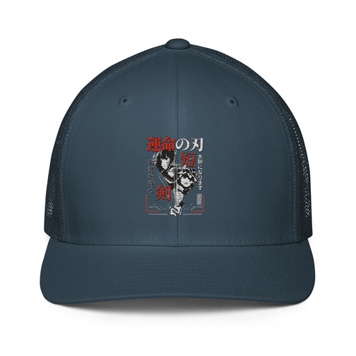 [ID: 596-G234] Blades of Fate - Japanese Manga Anime Closed-Back Trucker Cap