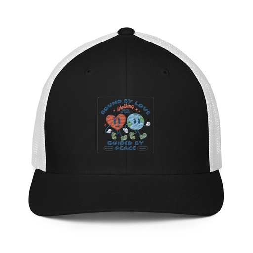 [ID: 596-G272] BOUND BY LOVE Closed-Back Trucker Cap