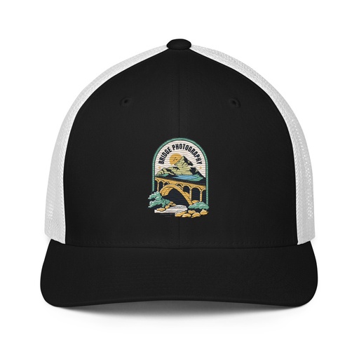 [ID: 596-G285] Bridge Photography - Scenic Closed-Back Trucker Cap
