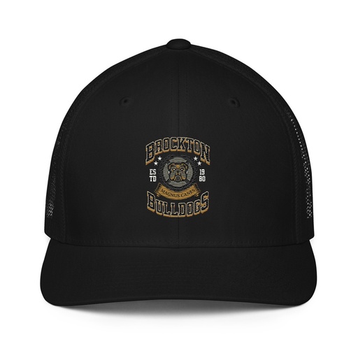 [ID: 596-G286] Brockton Bulldogs Closed-Back Trucker Cap